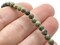 44 4mm to 5mm Green Gemstone Round Serpentine Stone Beads to String